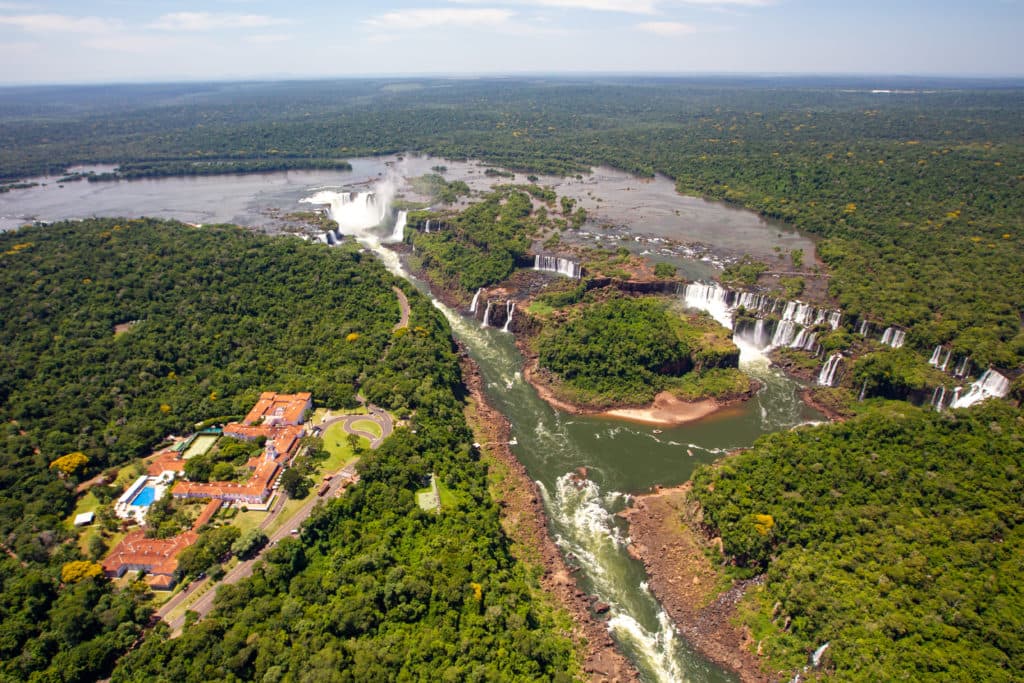 Vista panoramica das Cataratas do Iguacu