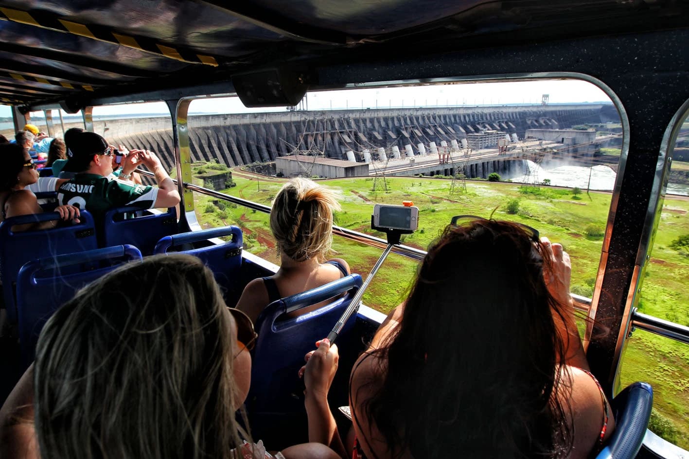 Vista panoramica da Usina de Itaipu